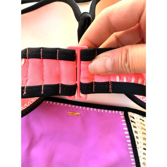 VICTORIA’S SECRET swimsuit bikini set 34D Top M Bottom - Picture 2 of 5